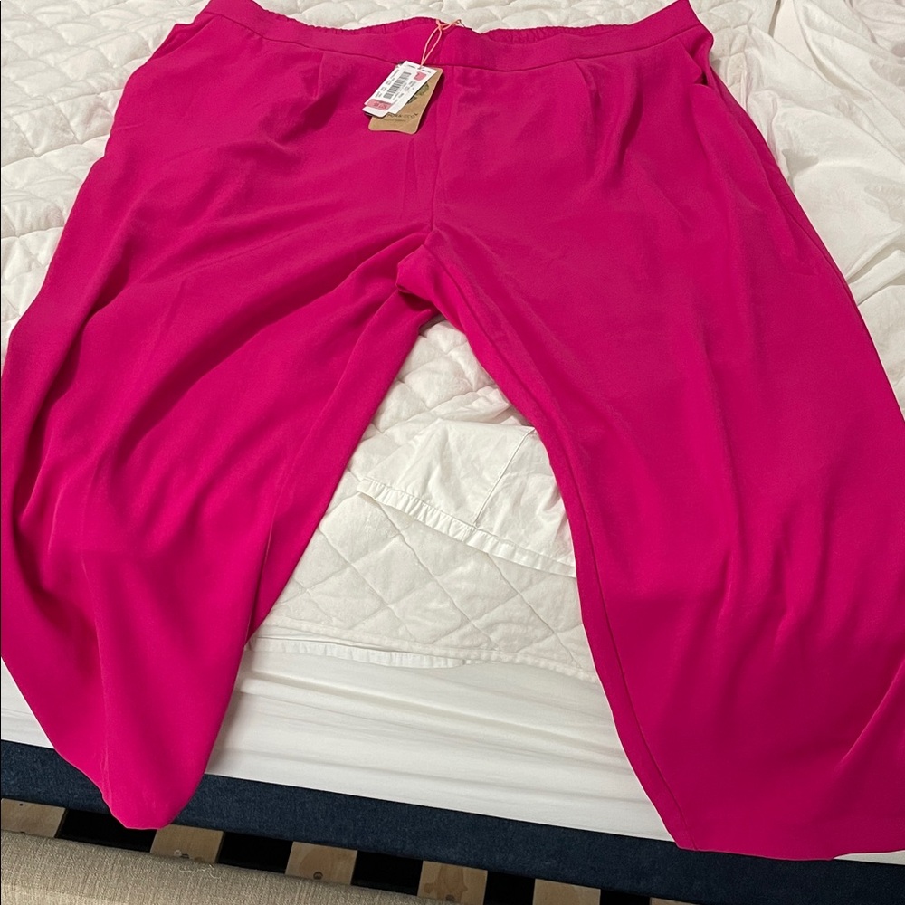 Skies Are Blue Fuchsia Pants